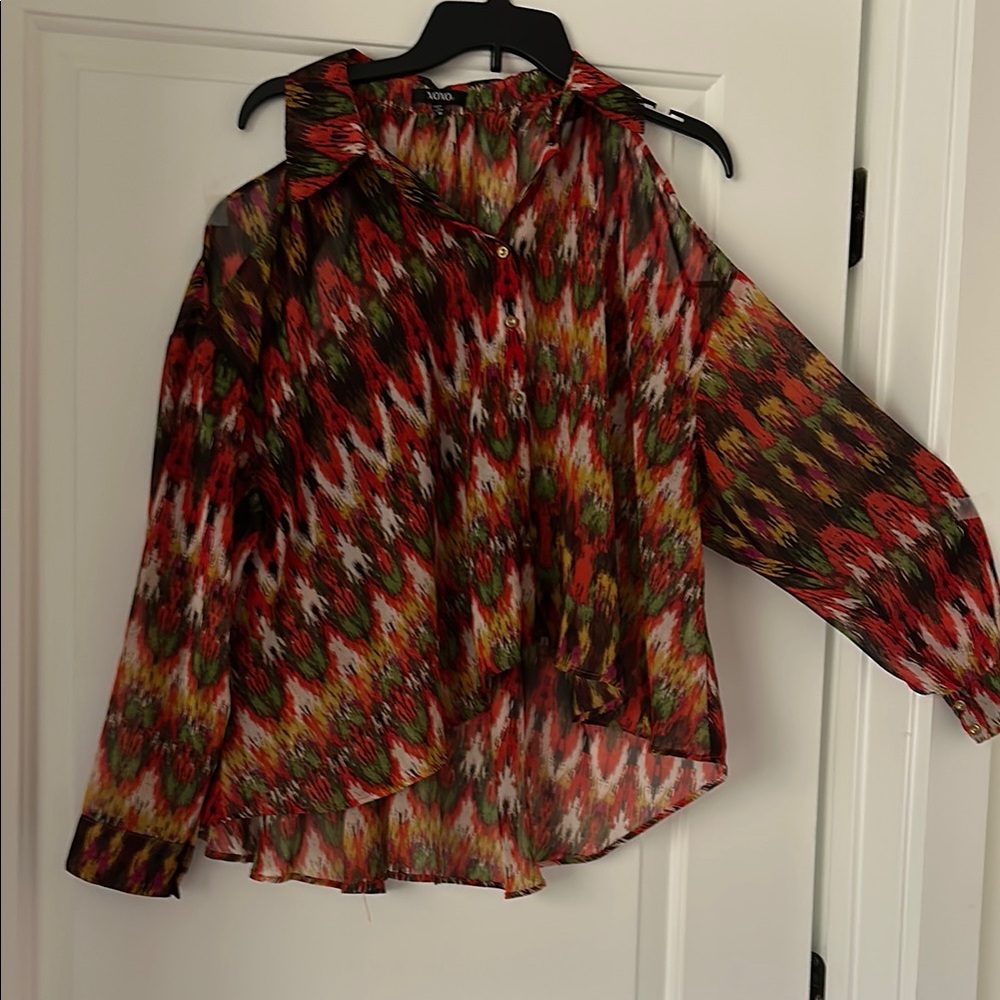 XOXO Multicolor Patterned Blouse